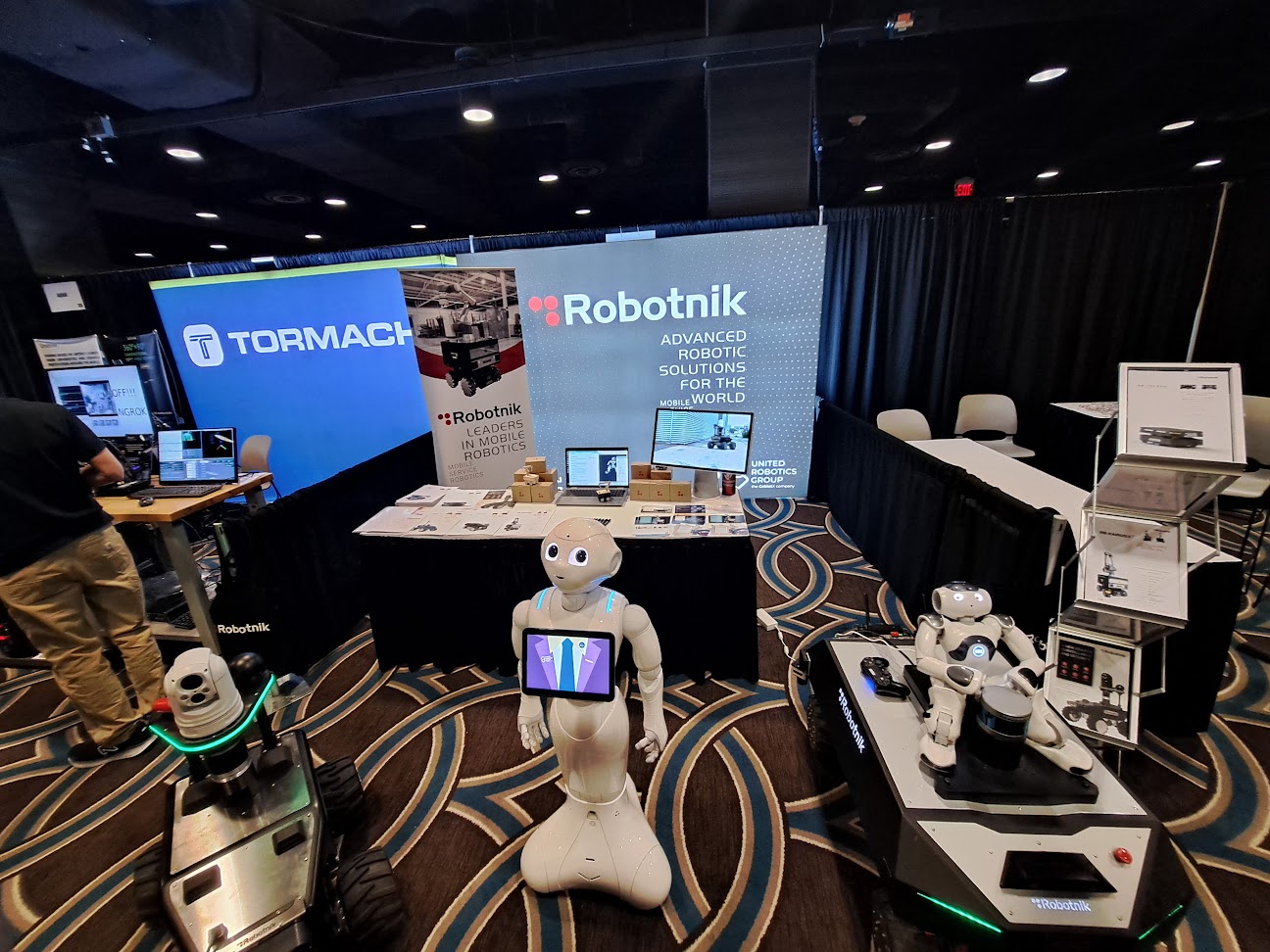 Pepper at ROSCon conference